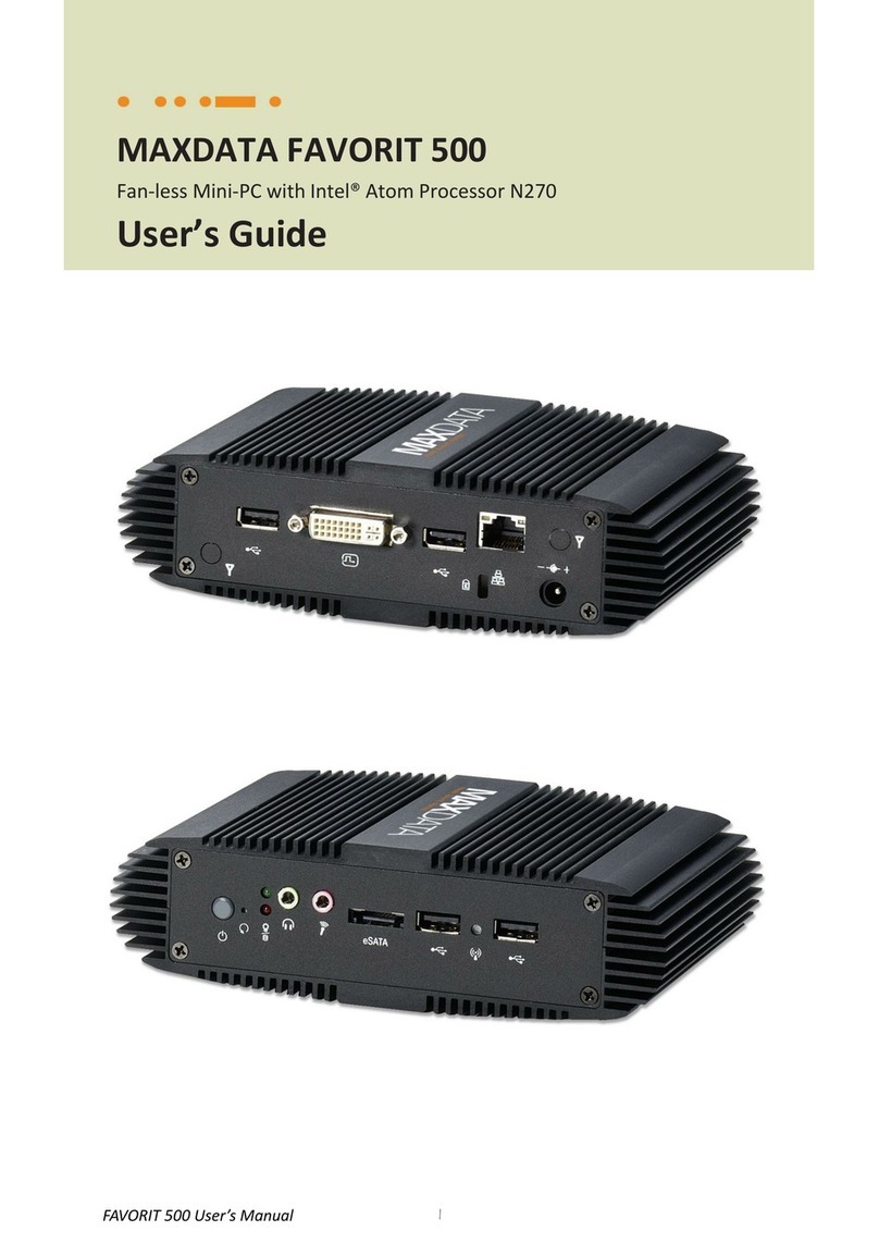 MAXDATA Favorit 500 user guide