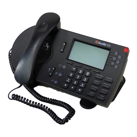 SHORE TEL IP 560 quick reference