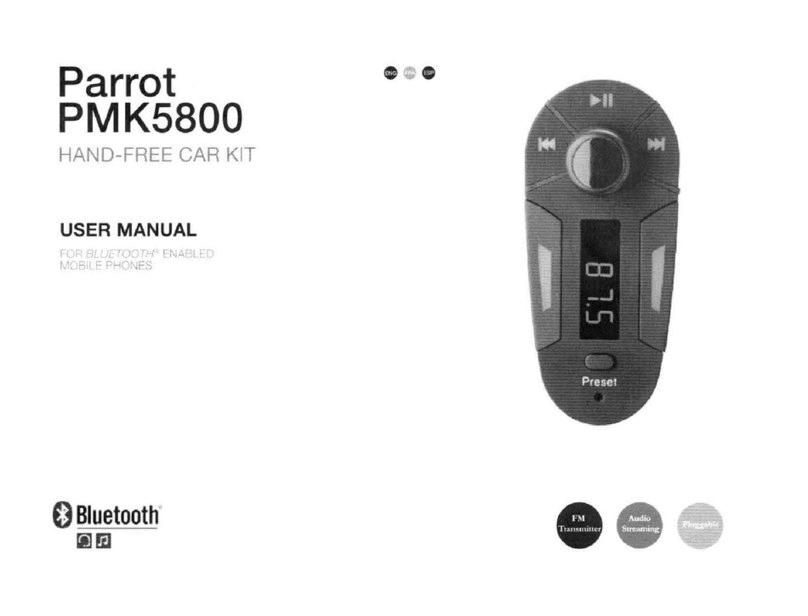 Parrot PMK5800 User manual