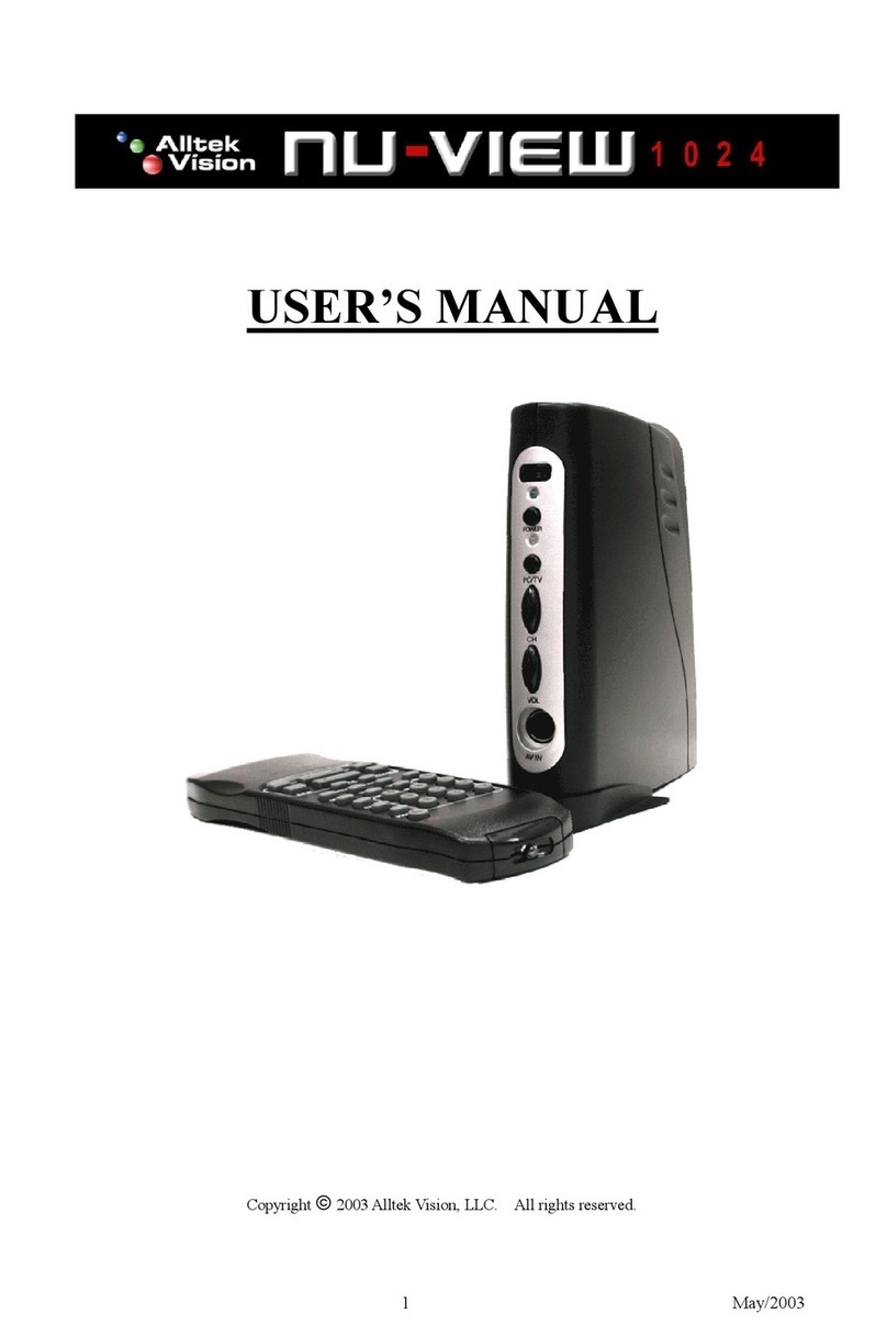 Altec Vision NU-VIEW 1024 user manual