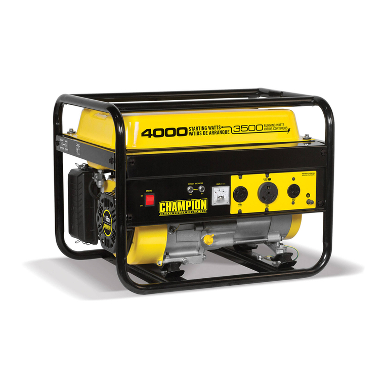 Champion Power Equipment PORTABLE GENERATOR Manual