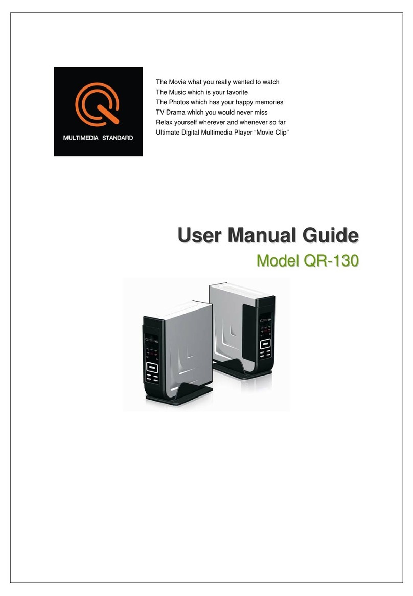 Multimedia Standard QR-130 User's manual guide