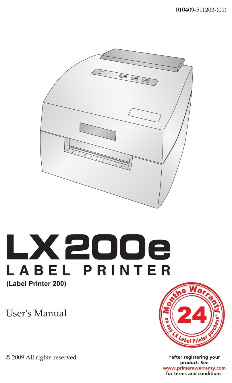 Primera LX200e User manual