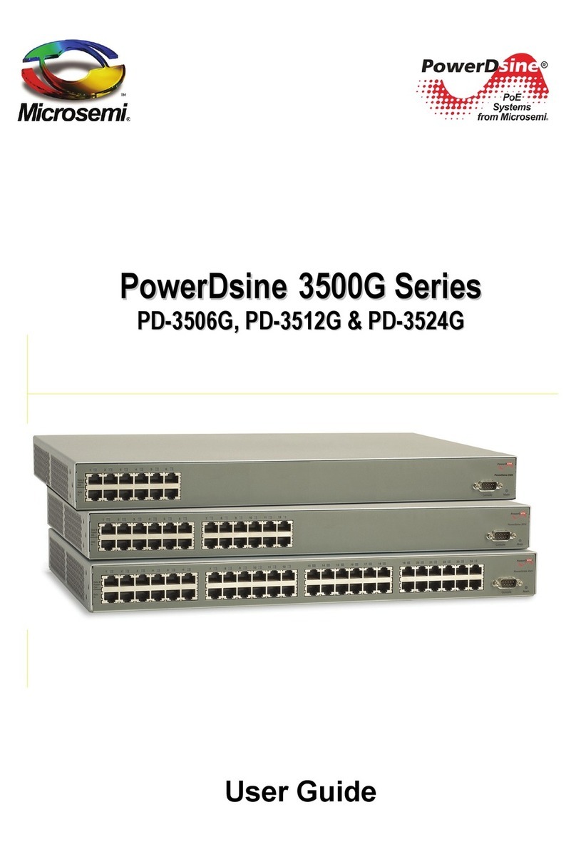 Microsemi PD-3506G User manual