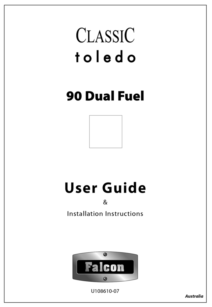 Falcon Toledo 90 Dual Fuel User's guide & installation instructions