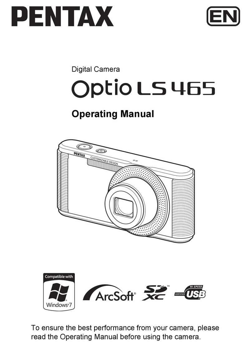 Pentax Optio LS 465 operating manual