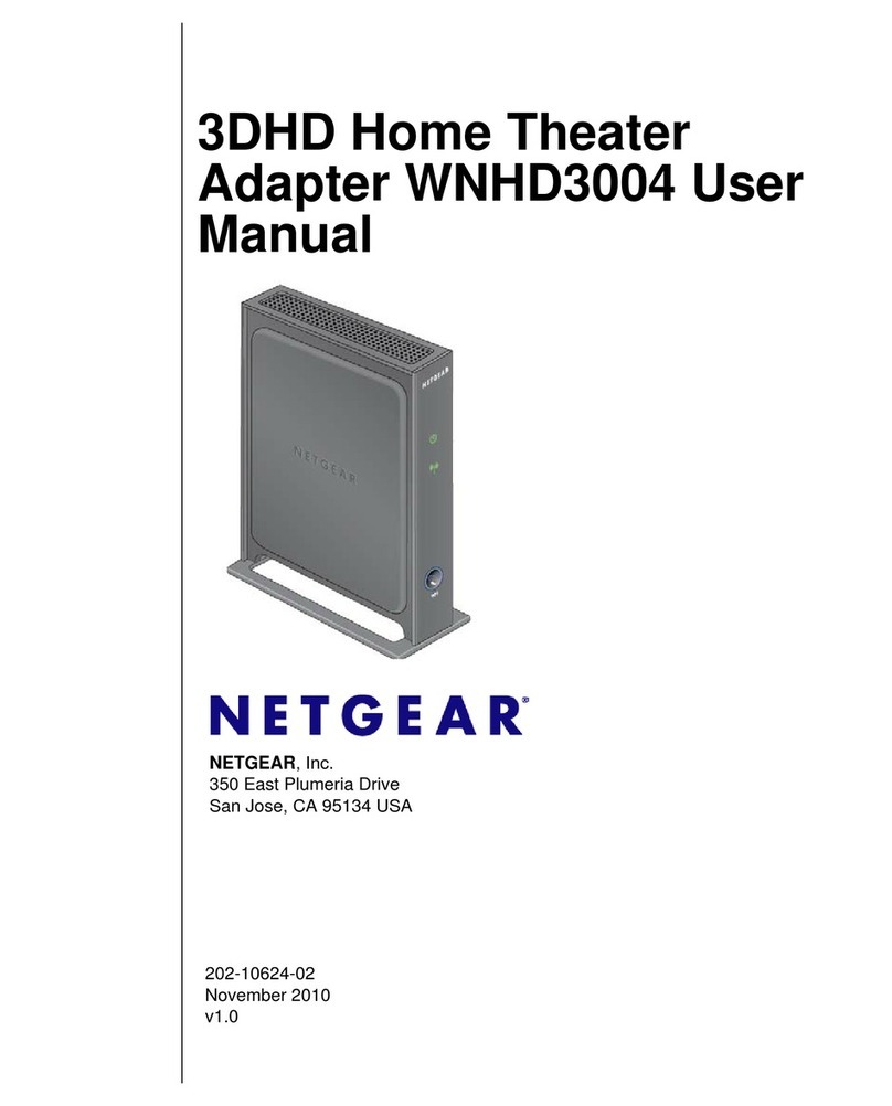 NETGEAR WNHD3004 - High Performance Wireless-N HD Home Theatre... user manual