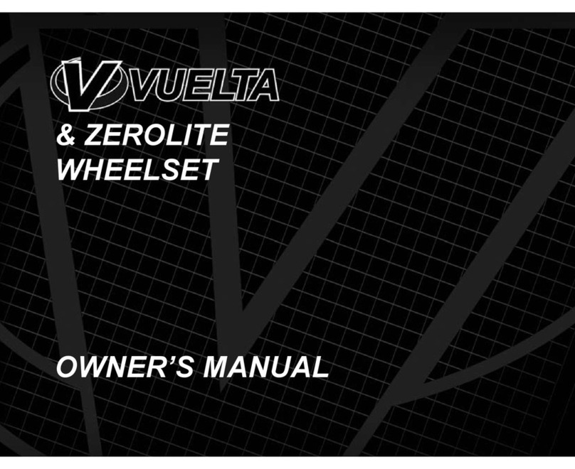 Vuelta Zerolite Wheelset owner's manual