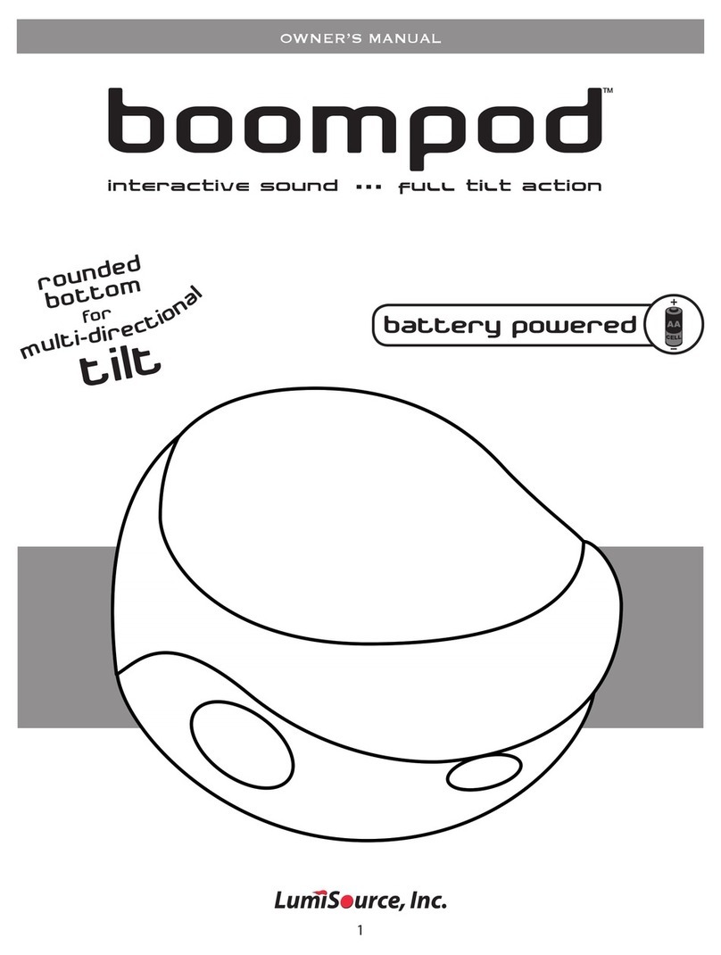 LumiSource Boompod owner's manual