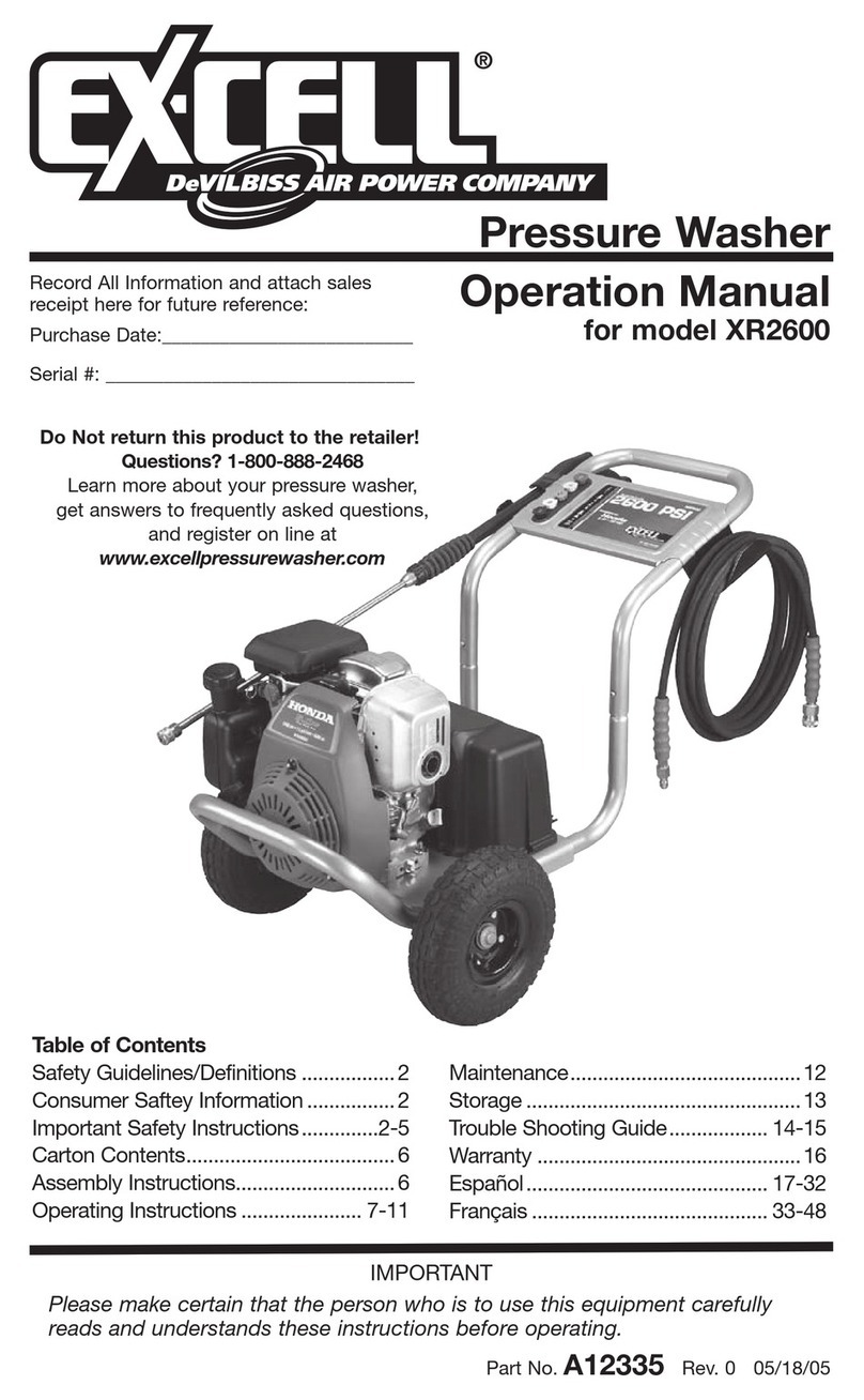 Excell XR2600 User manual