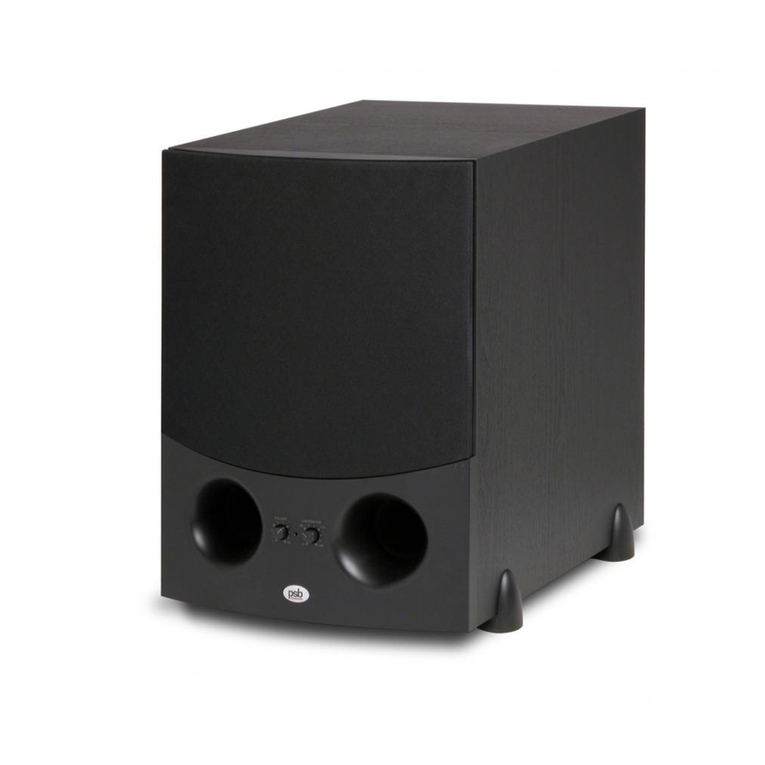 PSB SubSeries 6i owner's guide