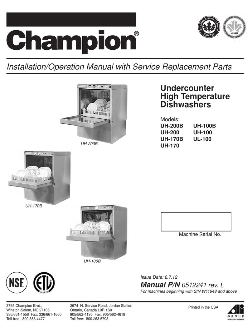 Champion UH-200B User manual