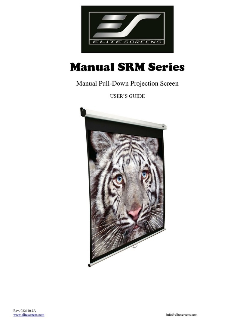 Elite Screens M85XWS1-SRM User manual