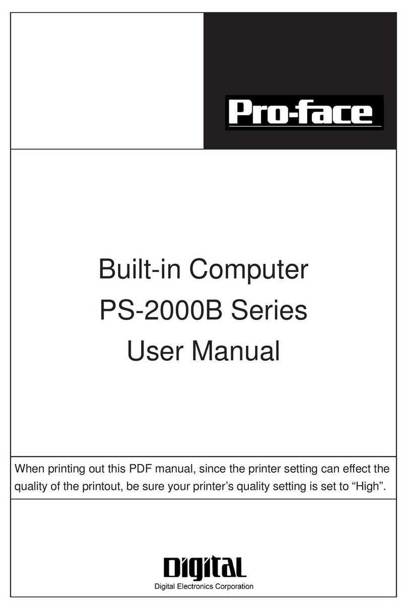 Pro-face PS-2000B Series user manual