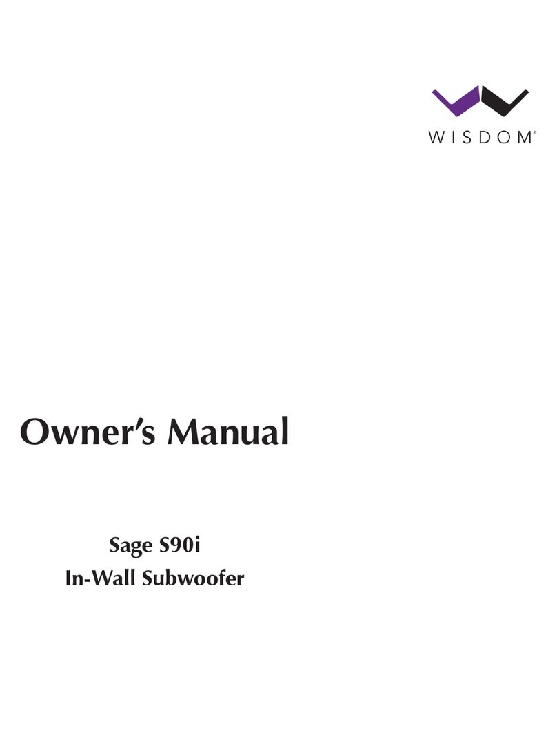 Wisdom Sage S90i owner's manual
