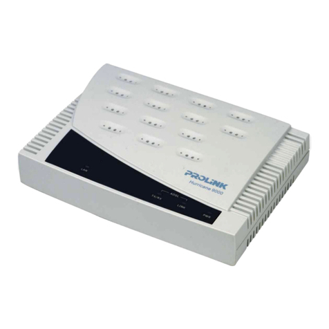 PROLiNK Hurricane 9000 User manual PROLiNK Hurricane 9000 User manual