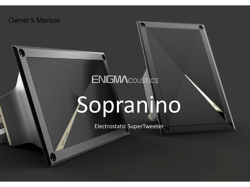 ENIGMAcoustics Sopranino owner's manual