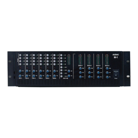 AUDAC M1 User manual & installation guide