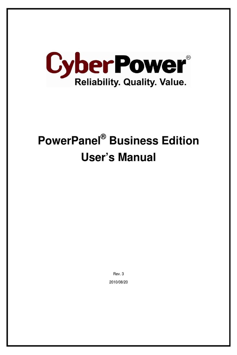 CyberPower PowerPanel Business Edition user manual