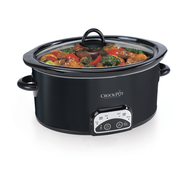 Crock-Pot SCV400 owner's guide Crock-Pot SCV400 owner's guide