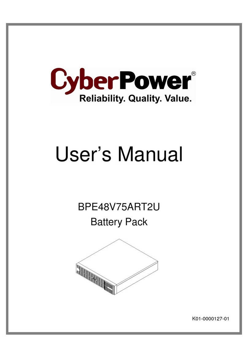 CyberPower BPE48V75ART2U user manual