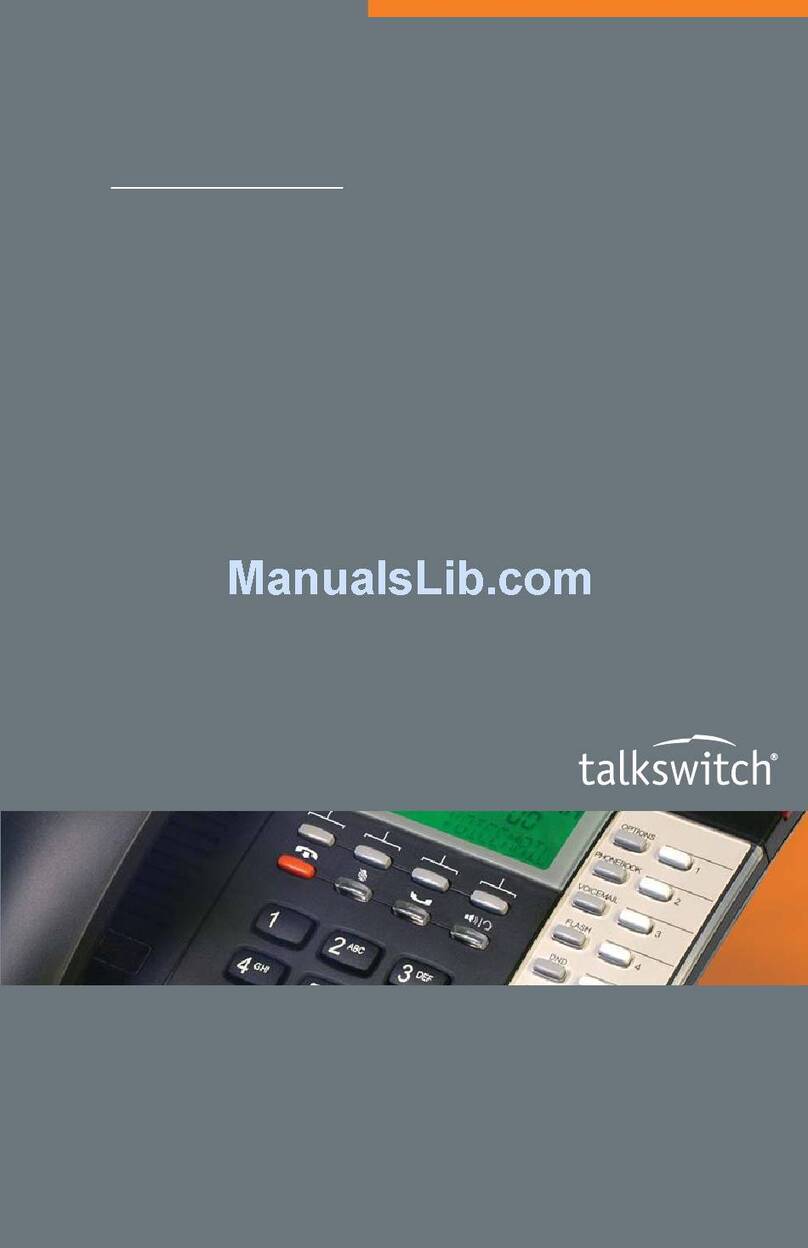 Talkswitch TS-200 User manual