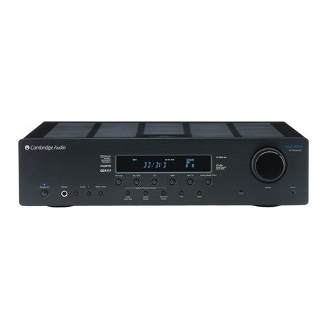 Cambridge Audio Azur 351R user manual