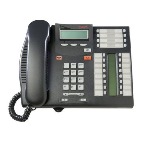 Avaya T7316 User manual