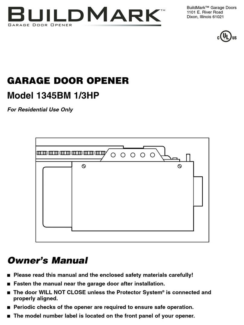 BuildMark 1345BM 1/3HP owner's manual