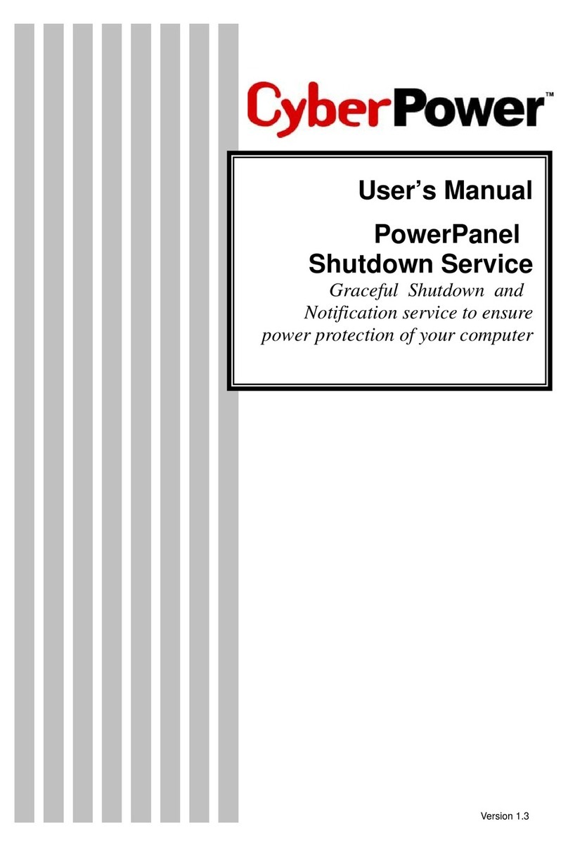 CyberPower PowerPanel Business Edition User manual