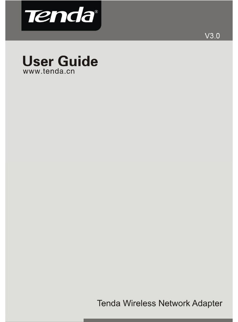 Tenda Wireless Network Adapter user guide