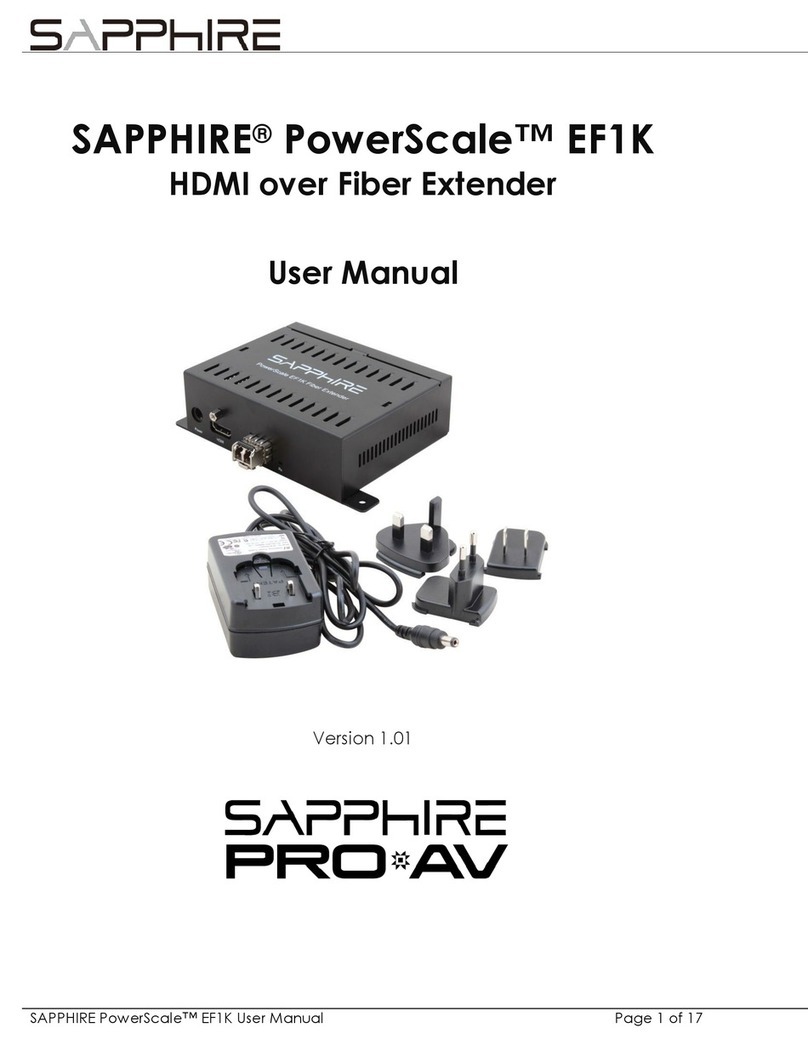 Sapphire Audio PowerScale EF1K user manual