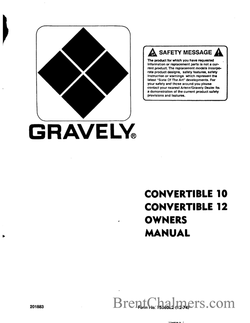 Gravely CONVERTIBLE 10 owner's manual Gravely CONVERTIBLE 10 owner's manual