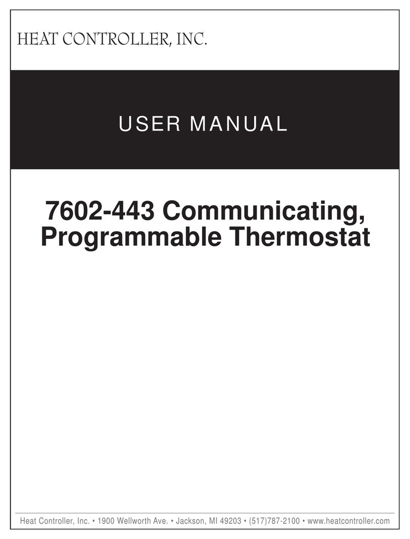 Heat Controller 7602-443 user manual