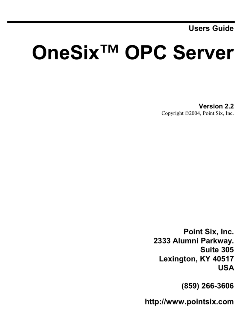 Point Six OneSix user guide Point Six OneSix user guide