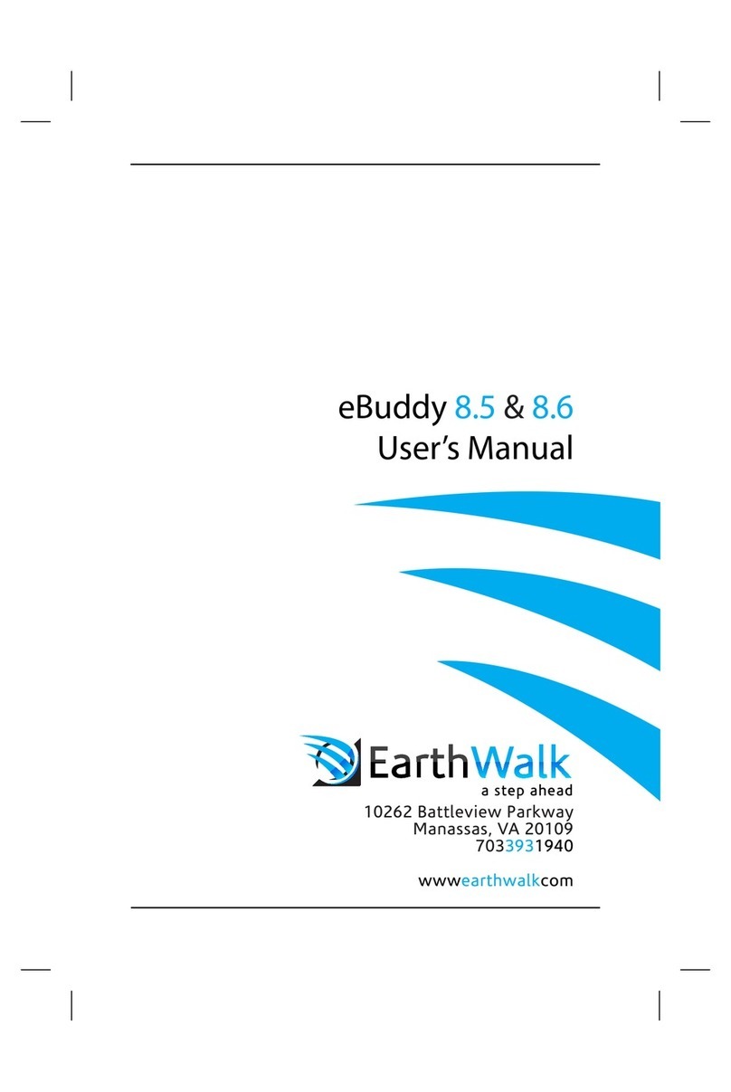EarthWalk eBuddy 8.5 User manual