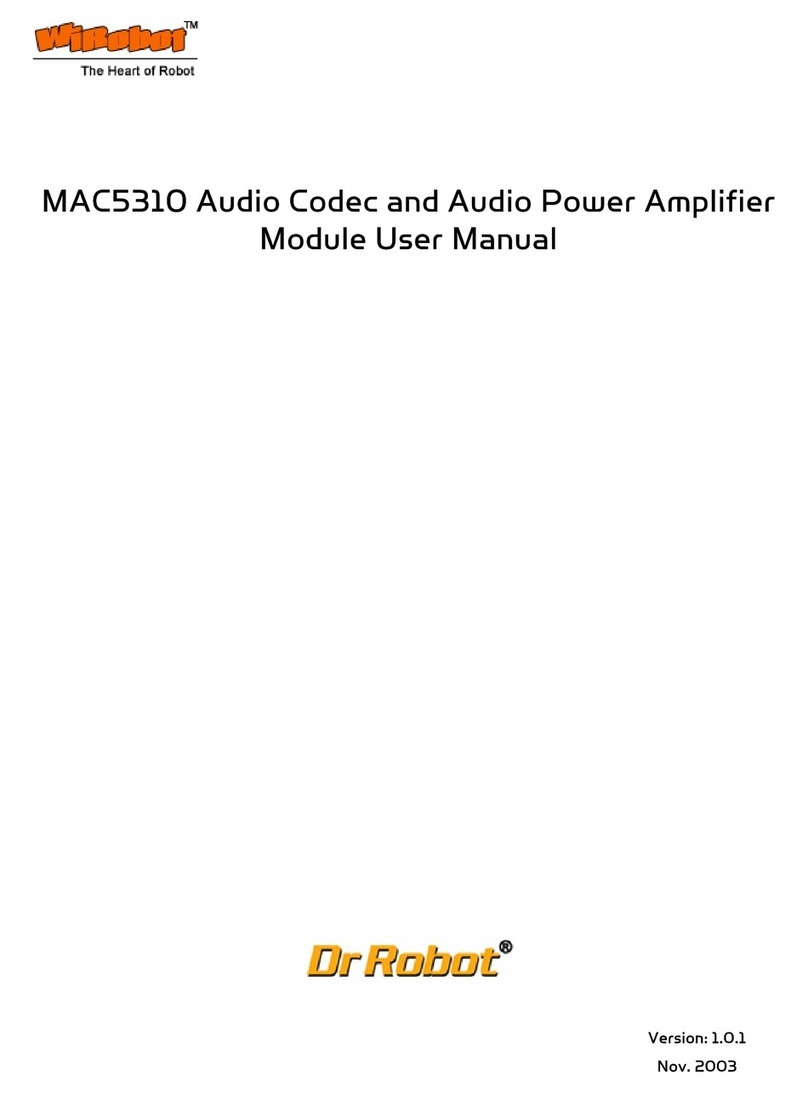 Dr Robot MAC5310 User manual