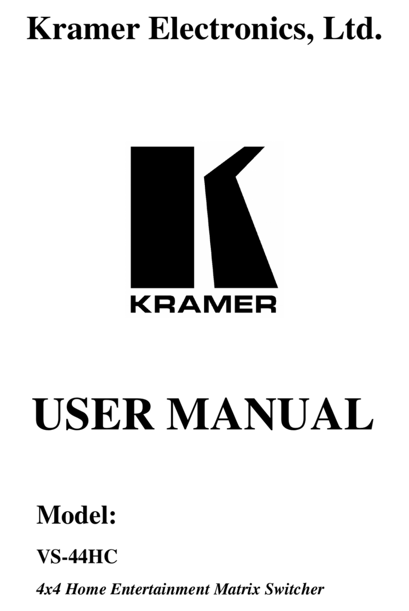 Kramer VS-44HC User manual