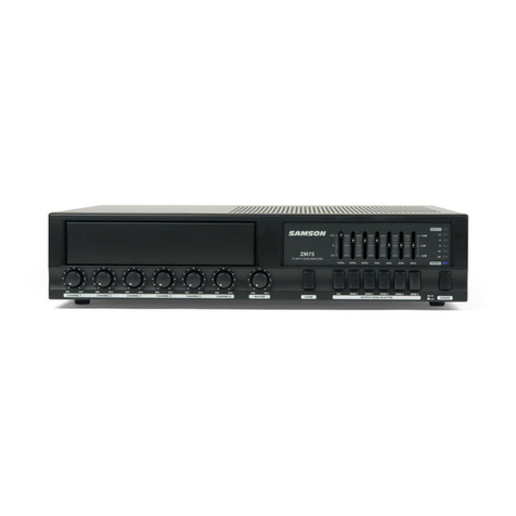 Samson ZM125 User manual