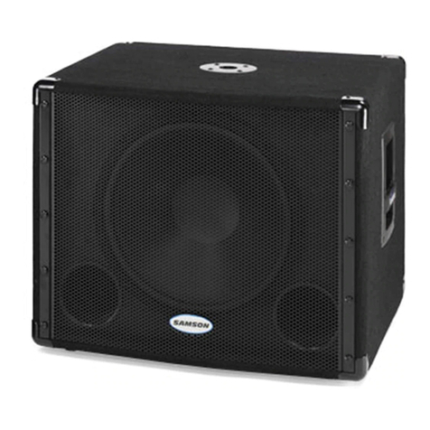 Samson dB1500a Specification sheet