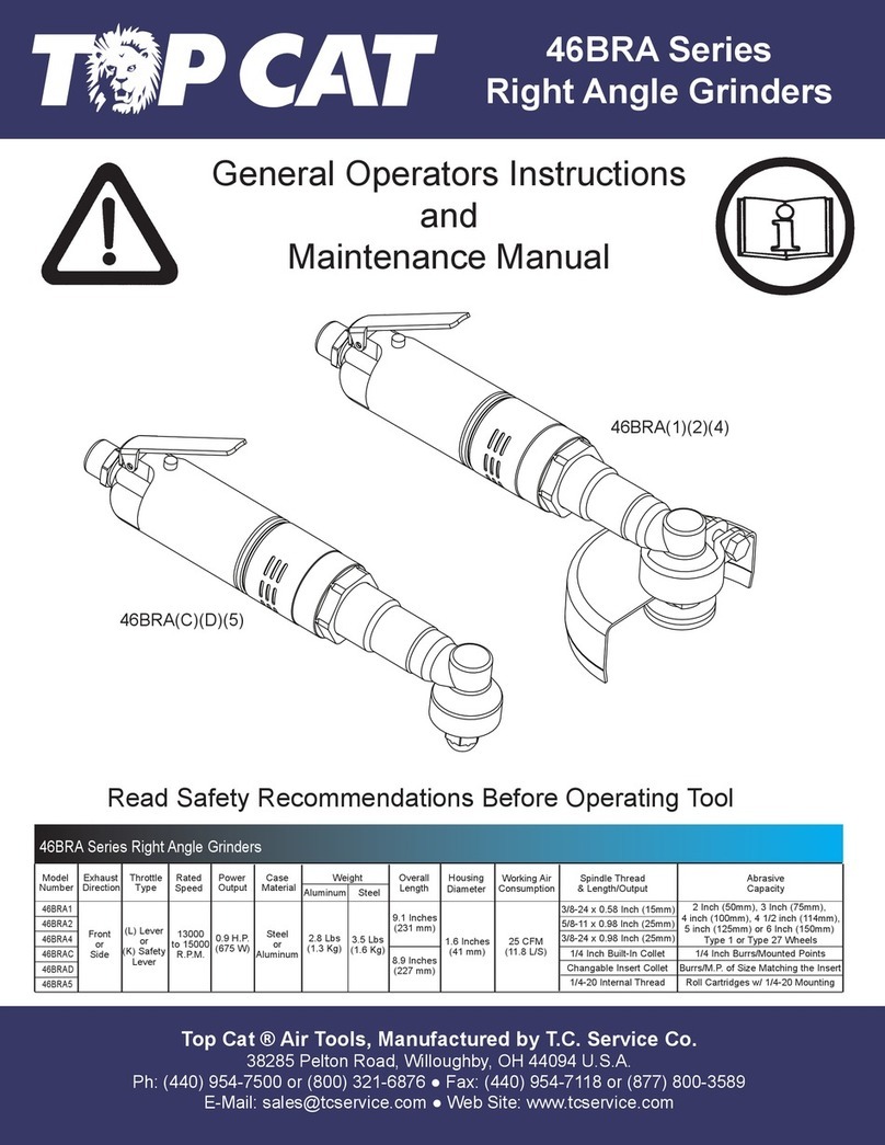 TOP CAT 46BRA1; 46BRA2; 46BRA4; 46BRAC; 46BRAD;... General Operators Instructions and Maintenance Manual TOP CAT 46BRA1; 46BRA2; 46BRA4; 46BRAC; 46BRAD;... General Operators Instructions and Maintenance Manual