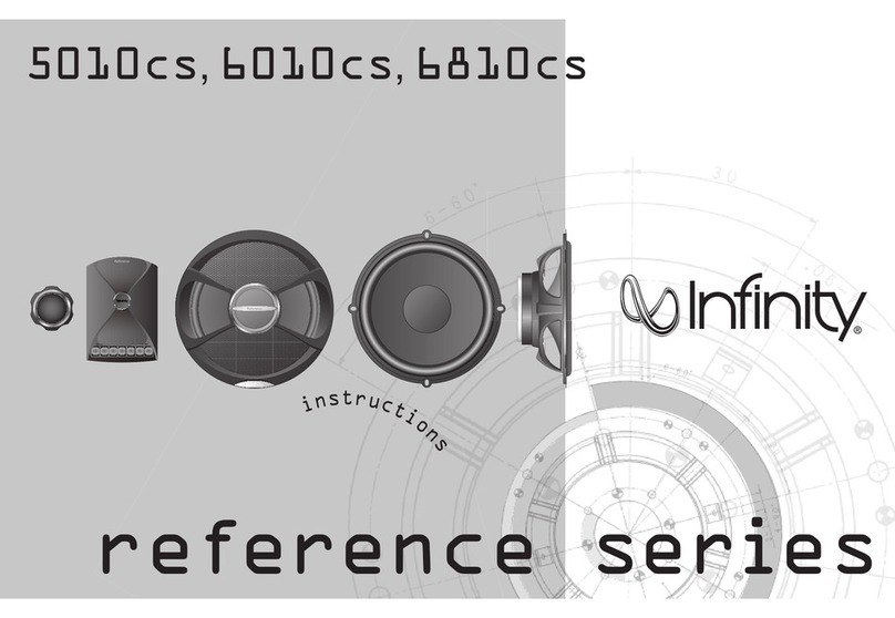 Infinity Reference 5010cs instructions