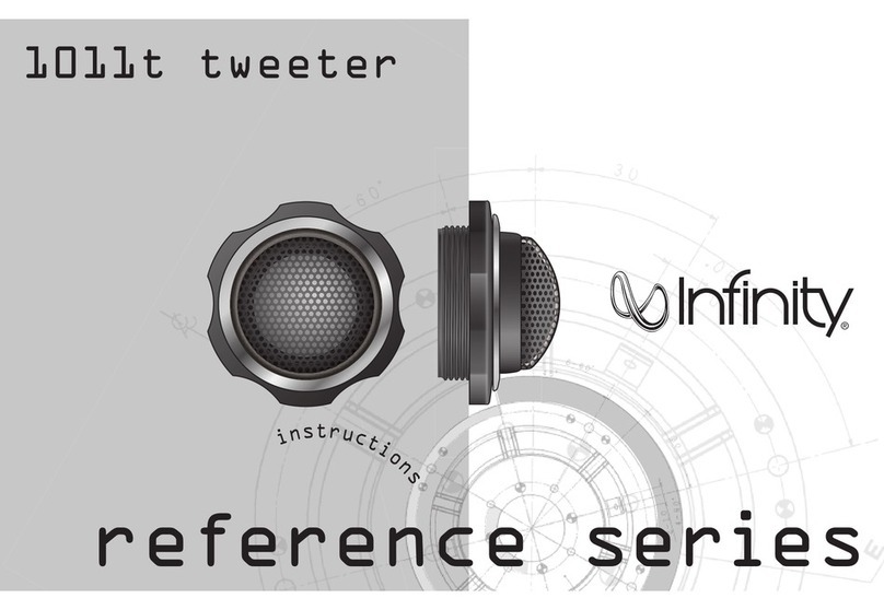 Infinity Reference 1011t instructions