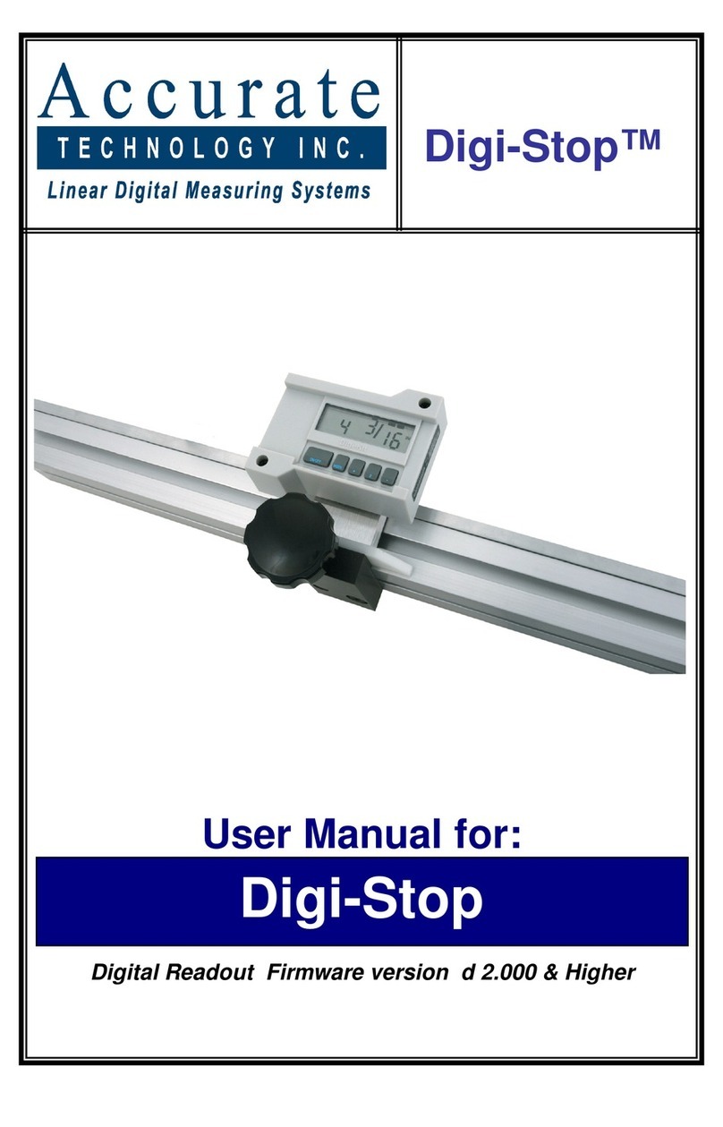Accurate Technology Digi-Stop User manual Accurate Technology Digi-Stop User manual
