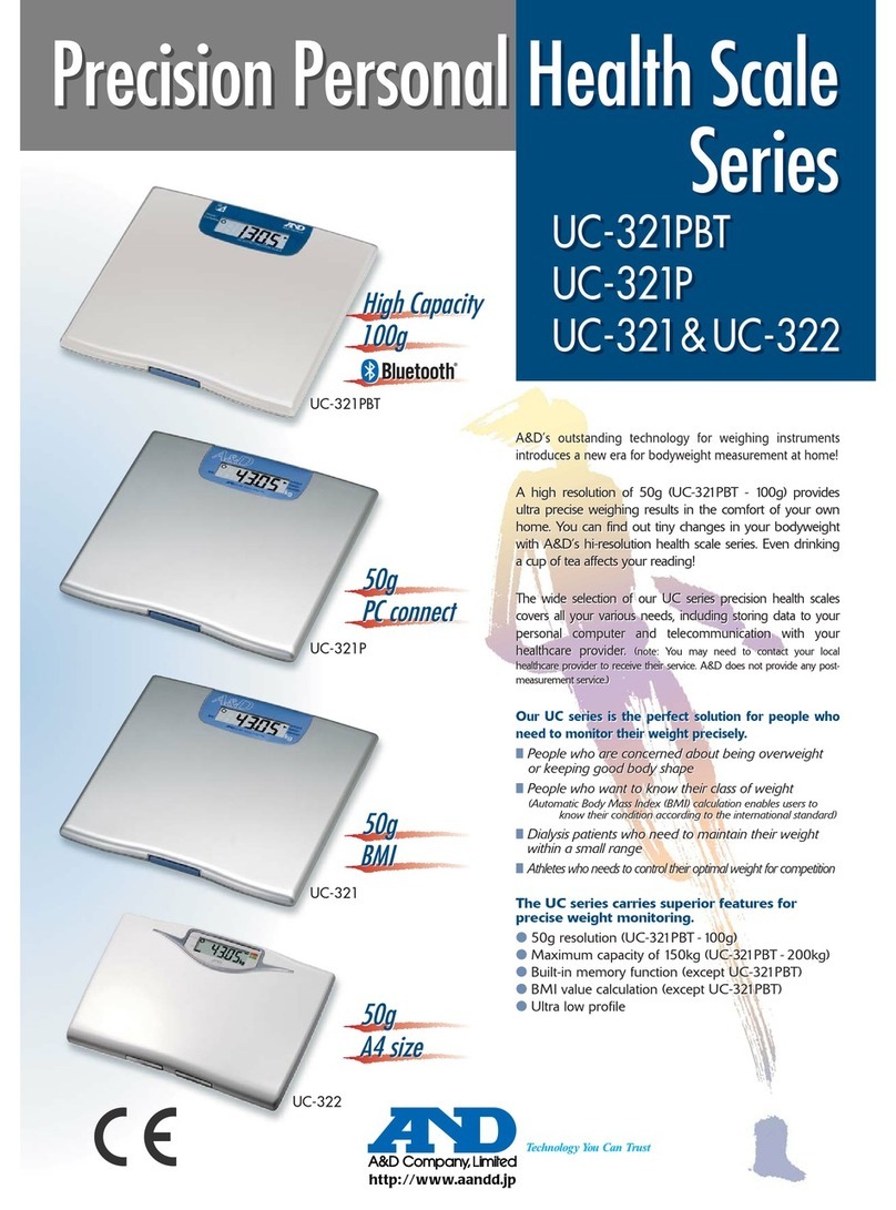 A&D UC-321PBT datasheet