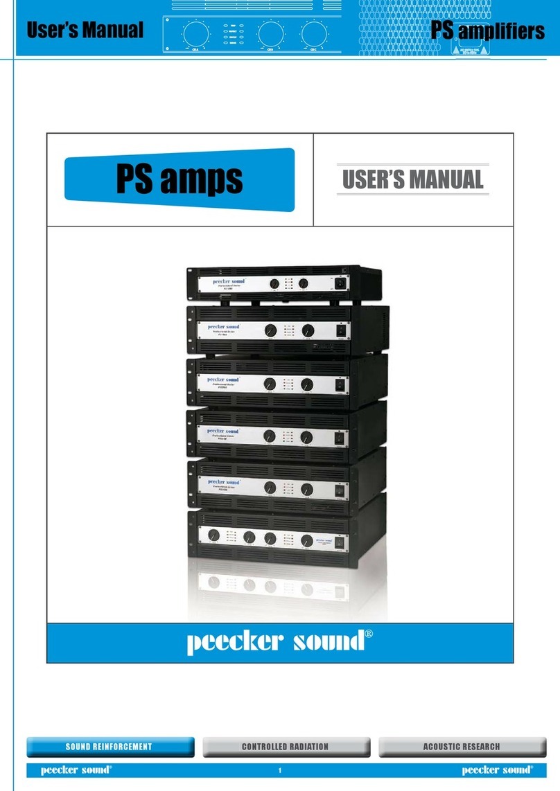 Peecker Sound PS1000 user manual Peecker Sound PS1000 user manual
