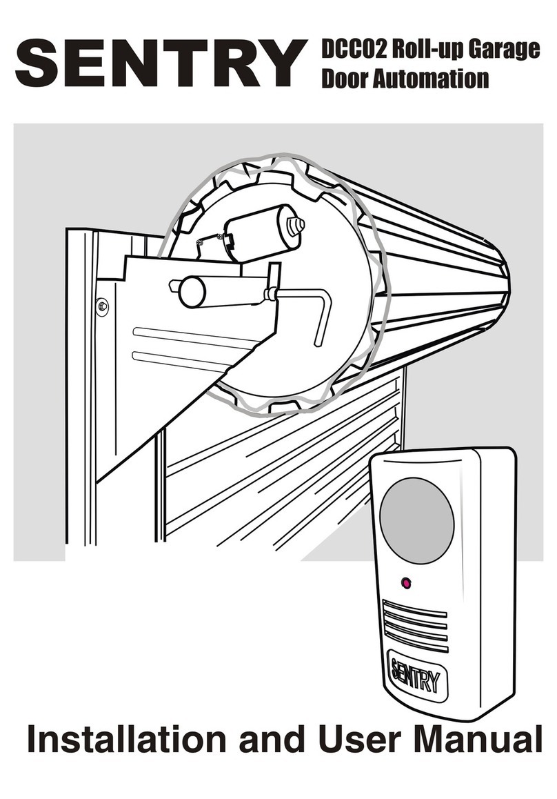 Sentry DCC02 Installation and user manual Sentry DCC02 Installation and user manual