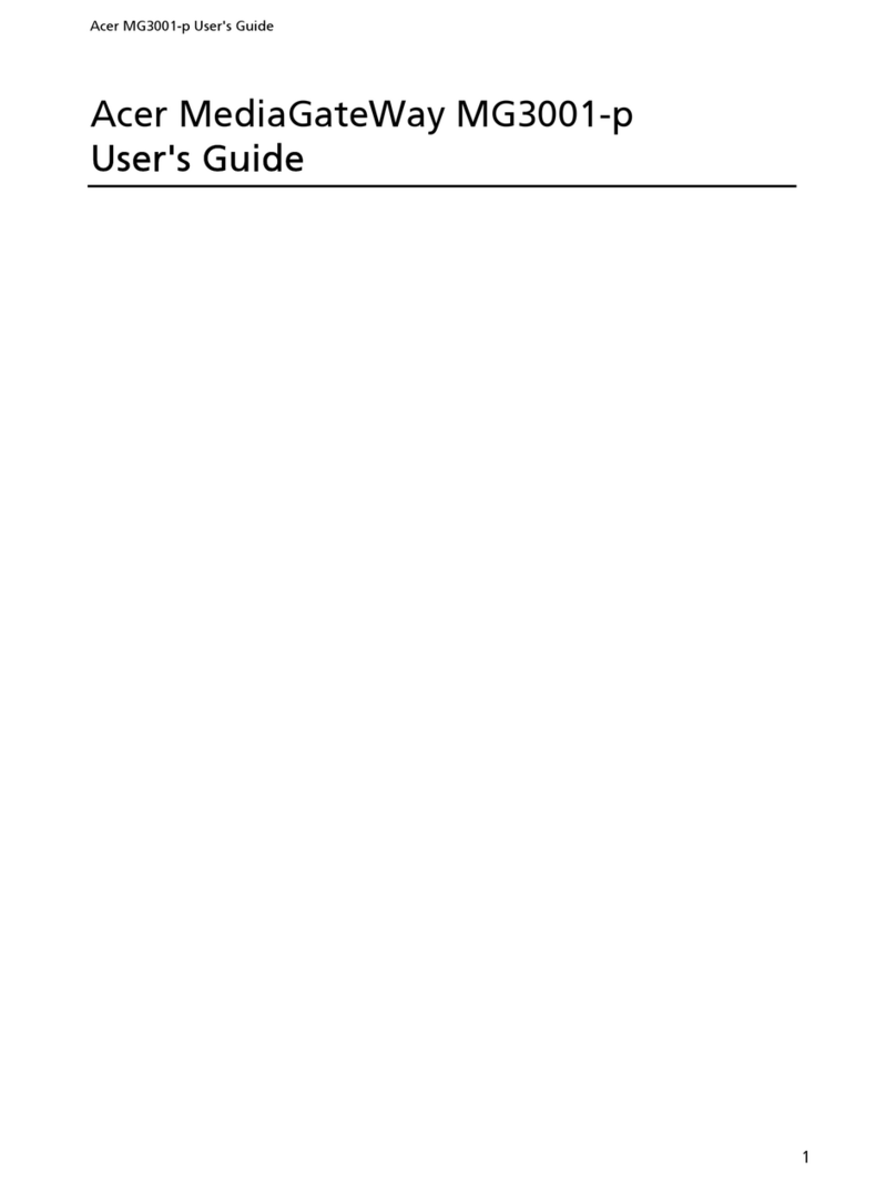 Acer MG3001-p User manual