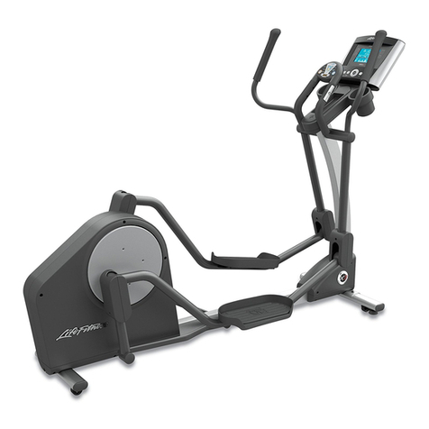 Life Fitness X3 Cross-Trainers Assembly & operation manual