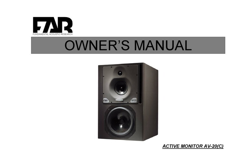 FAR AV-20 owner's manual
